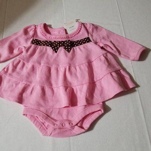 Gymboree Polka Dot Puppy 0-3 month NWT One-Piece.